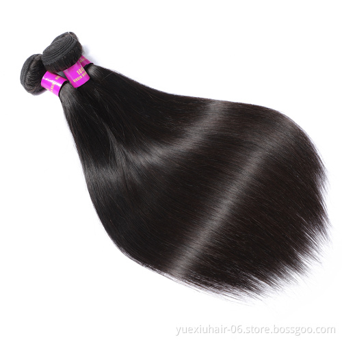 Wholesale 100% Full Cuticle Aligned Raw Virgin Human Hair Extensions 10A Grade Straight Hair Bundles